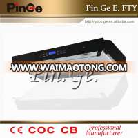 ultra-thin touch screen range hood cooker hood